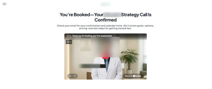 Booking confirmed